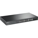 TP-Link Omada TL-SG2428P Gestito L2/L2+ Gigabit Ethernet (10/100/1000) Supporto Power over Ethernet (PoE) 1U Nero, Interruttore Gestito, L2/L2+, Gigabit Ethernet (10/100/1000), Supporto Power over Ethernet (PoE), Montaggio rack, 1U