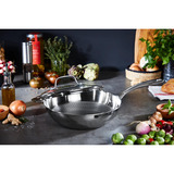 Tefal Padella Eternal Mesh Triply, Ø 24cm accaio