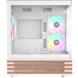 Thermaltake CA-1Z4-00M6WN-WS, Chassis Tower bianco/legno