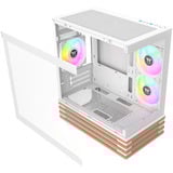 Thermaltake CA-1Z4-00M6WN-WS, Chassis Tower bianco/legno
