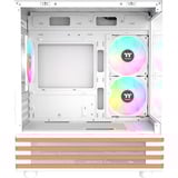 Thermaltake CA-1Z4-00M6WN-WS, Chassis Tower bianco/legno