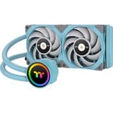 Thermaltake CL-W319-PL12TQ-A sistema di raffreddamento per computer Processore Raffreddatore di liquidi tutto in uno 12 cm Turchese 1 pz, Raffreddamento ad acqua turchese, Raffreddatore di liquidi tutto in uno, 12 cm, 500 Giri/min, 2000 Giri/min, 22,3 son, Turchese