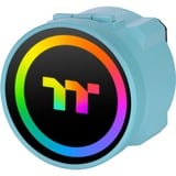 Thermaltake CL-W319-PL12TQ-A sistema di raffreddamento per computer Processore Raffreddatore di liquidi tutto in uno 12 cm Turchese 1 pz, Raffreddamento ad acqua turchese, Raffreddatore di liquidi tutto in uno, 12 cm, 500 Giri/min, 2000 Giri/min, 22,3 son, Turchese