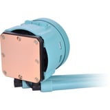 Thermaltake CL-W319-PL12TQ-A sistema di raffreddamento per computer Processore Raffreddatore di liquidi tutto in uno 12 cm Turchese 1 pz, Raffreddamento ad acqua turchese, Raffreddatore di liquidi tutto in uno, 12 cm, 500 Giri/min, 2000 Giri/min, 22,3 son, Turchese