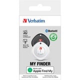 Verbatim My Finder Personale Cercatore Nero, Bianco, Tracker di tracciamento Nero/Bianco, Personale, Cercatore, Nero, Bianco, Antipolvere, Impermeabile, Acrilonitrile butadiene stirene (ABS), Policarbonato (PC), IP66