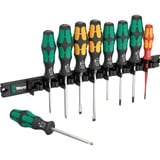 Wera 9650 Barra magnetica Set di cacciaviti Kraftform, 9 pezzi, Cacciavite 