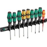Wera 9650 Barra magnetica Set di cacciaviti Kraftform, 9 pezzi, Cacciavite 