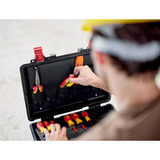 Wiha Valigetta porta attrezzi Set Base L elettrico, Set di strumenti rosso/Giallo