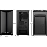 be quiet! Pure Base 501 DX Black Midi Tower Nero, Chassis Tower Nero, Midi Tower, PC, Nero, ATX, micro ATX, Mini-ATX, Acrilonitrile butadiene stirene (ABS), Vetro, Acciaio, Multi