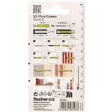 fischer Dübel SX Plus Green 10x50 S K, Tassello verde