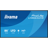 iiyama LH8664UHS-B3AG, Public Display Nero (opaco)