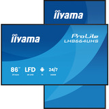 iiyama LH8664UHS-B3AG, Public Display Nero (opaco)