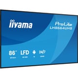 iiyama ProLite LH8664UHS-B3AG, Public Display Nero (opaco)