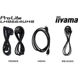 iiyama ProLite LH8664UHS-B3AG, Public Display Nero (opaco)