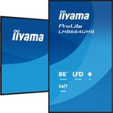 iiyama ProLite LH8664UHS-B3AG, Public Display Nero (opaco)