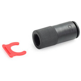 Alphacool Accoppiatore rapido ES G1/4 IG PushIn femmina, Connessione Nero