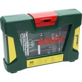 Bosch 2 607 017 316 punta per cacciavite 41 pz, Set di bit verde, 41 pz, 904 g