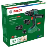 Bosch AdvancedDrill 18V-80 QuickSnap, 06039E2003, Trapano avvitatore verde/Nero