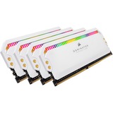 Corsair Dominator CMT32GX4M4E3200C16W memoria 32 GB 4 x 8 GB DDR4 3200 MHz bianco, 32 GB, 4 x 8 GB, DDR4, 3200 MHz, 288-pin DIMM, Bianco