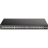 D-Link DGS-2000-52 switch di rete Gestito L2/L3 Gigabit Ethernet (10/100/1000) 1U Nero Gestito, L2/L3, Gigabit Ethernet (10/100/1000), Full duplex, Montaggio rack, 1U