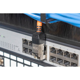 Digitus Connettore da campo CAT.6a angolato, STP con cappuccio antipolvere, Spina argento
