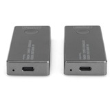 Digitus DS-55324, Estensione HDMI Nero/Argento