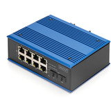 Digitus Gigabit Ethernet industriale 8+2 porte, Interruttore 
