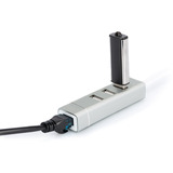 Digitus Hub USB Tipo-C 3 porte, Docking station argento/Bianco