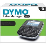 Dymo LabelManager ™ 500TS QWZ, Stampa etichette Nero/Argento, QWERTZ, D1, Trasferimento termico, 300 x 300 DPI, 20 mm/s, Nero, Argento