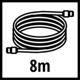 EINHELL 41.394.20 8 m 8 bar Rosso rosso, 8 bar, Rosso, 6,35 mm, 8 m, 6 mm