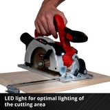 EINHELL Sega circolare a batteria Power X-Change TE-CS 18/150 Li-Solo, 18Volt rosso/Nero