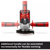 EINHELL TC-AG 18/115 Li Kit rosso/Nero