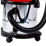 EINHELL TC-VC 1812 S 12 L A cilindro Secco e bagnato 1250 W, Aspira bagnato / asciutto rosso, 1250 W, A cilindro, Secco e bagnato, 12 L, 80 dB, Nero, Rosso, Argento