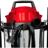 EINHELL TC-VC 1812 S 12 L A cilindro Secco e bagnato 1250 W, Aspira bagnato / asciutto rosso, 1250 W, A cilindro, Secco e bagnato, 12 L, 80 dB, Nero, Rosso, Argento