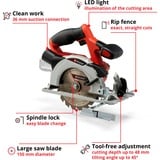 EINHELL TE-CS 18/150 Li-Solo rosso/Nero