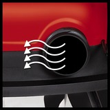 EINHELL TE-VC 2350 SACL, Aspira bagnato / asciutto rosso/in acciaio inox