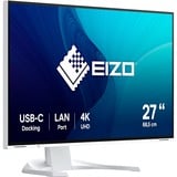EIZO FlexScan EV2740X-WT LED display 68,6 cm (27") 3840 x 2160 Pixel 4K Ultra HD LCD Bianco, Monitor LED bianco, 68,6 cm (27"), 3840 x 2160 Pixel, 4K Ultra HD, LCD, 5 ms, Bianco