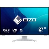 EIZO FlexScan EV2740X-WT LED display 68,6 cm (27") 3840 x 2160 Pixel 4K Ultra HD LCD Bianco, Monitor LED bianco, 68,6 cm (27"), 3840 x 2160 Pixel, 4K Ultra HD, LCD, 5 ms, Bianco