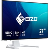 EIZO FlexScan EV2740X-WT Monitor PC 68,6 cm (27") 3840 x 2160 Pixel 4K Ultra HD LCD Bianco, Monitor LED bianco, 68,6 cm (27"), 3840 x 2160 Pixel, 4K Ultra HD, LCD, 5 ms, Bianco