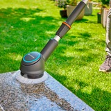 GARDENA Pulitore multiuso a batteria AquaBrush Universal 18V P4A, Detergente per pavimenti duri grigio/Turchese
