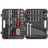 GEDORE Set di chiavi a bussola rosso 1/4" + 1/2", 232 pezzi, Set di strumenti rosso/Nero