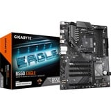 GIGABYTE B550 EAGLE Scheda madre - CPU AMD Ryzen serie 5000 G, VRM a 10+3+1 fasi, fino a 3200 MHz DDR4, 1xPCIe 4.0 + 1xPCIe 3.0 M.2, LAN 1GbE, USB 3.2 Gen 2 VRM a 10+3+1 fasi, fino a 3200 MHz DDR4, 1xPCIe 4.0 + 1xPCIe 3.0 M.2, LAN 1GbE, USB 3.2 Gen 2, AMD, Socket AM4, AMD Ryzen 3000 Series, AMD Ryzen 4000 Series, AMD Ryzen 5000 Series, Socket AM4, DDR4-SDRAM, 128 GB