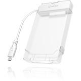 ICY BOX 60007, Disk enclosure bianco/trasparente