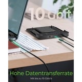 ICY BOX 60981, Docking station Nero