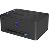 ICY BOX 61120, Docking station Nero