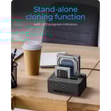 ICY BOX 61120, Docking station Nero