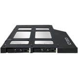 Icy Dock MB852M2PO-B parte del case del computer Universale Gabbia HDD, Inquadramento Nero, Universale, Gabbia HDD, Acrilonitrile butadiene stirene (ABS), Metallo, Nero, 128,1 mm, 159,3 mm