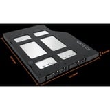 Icy Dock MB852M2PO-B parte del case del computer Universale Gabbia HDD, Inquadramento Nero, Universale, Gabbia HDD, Acrilonitrile butadiene stirene (ABS), Metallo, Nero, 128,1 mm, 159,3 mm