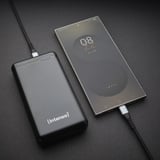 Intenso XS20000 Polimeri di litio (LiPo) 20000 mAh Nero, Powerbank  Nero, 20000 mAh, Polimeri di litio (LiPo), 3,1 V, Nero