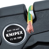 KNIPEX 12 40 200 pinza spellacavi Nero Isolante di protezione, 202 g, Nero